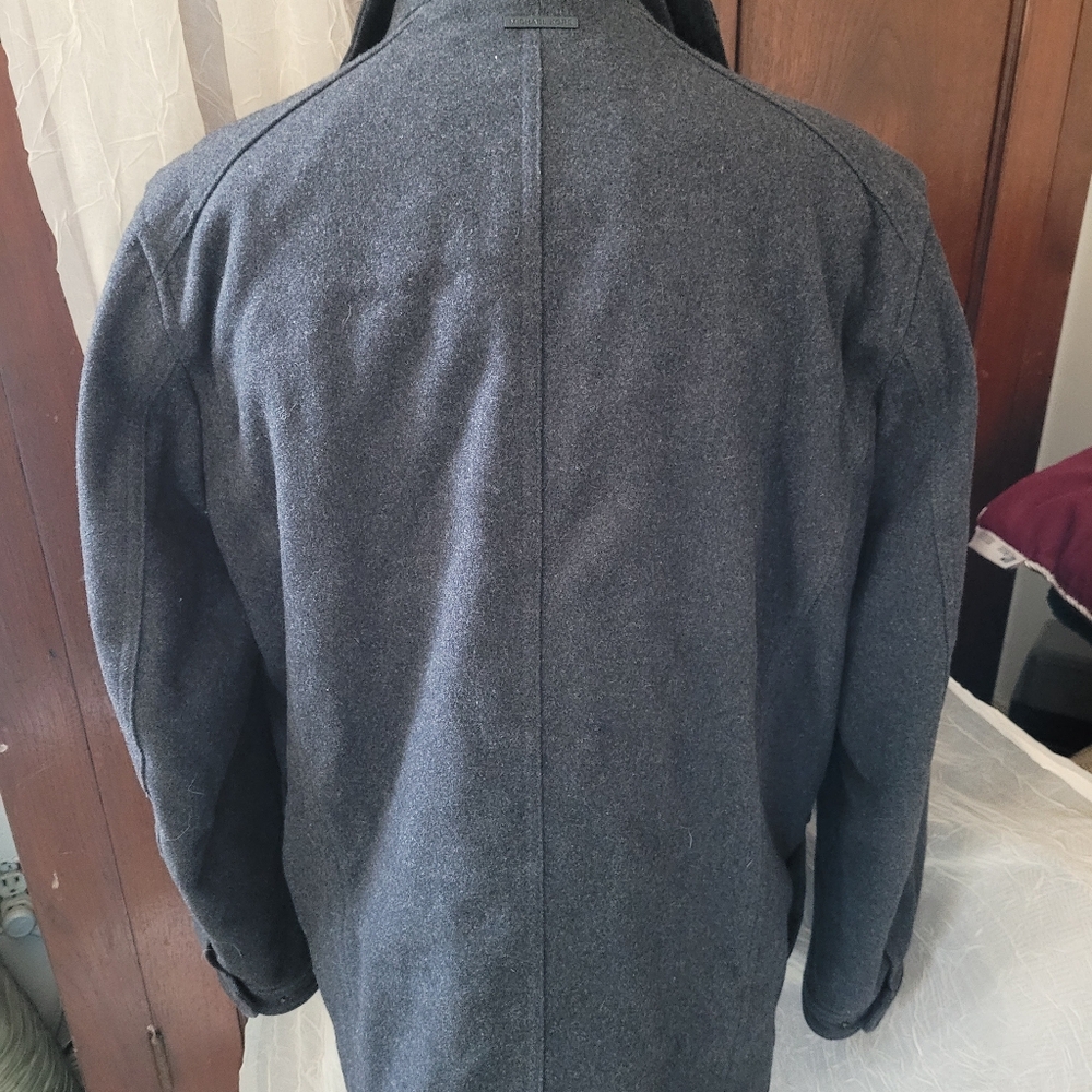 Michael Kors Wool Farm Coat Sz M - Picture 9 of 12